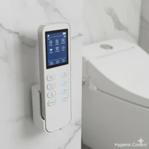 Easy-to-use remote control for adjusting the settings of the auto bidet toilet