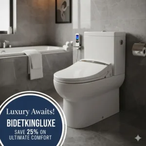Treat yourself to a luxury electronic bidet seat with a special bidetking discount code for the best price.
