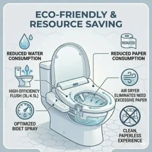 Eco-friendly and resource-saving benefits of a japanese wc bidet